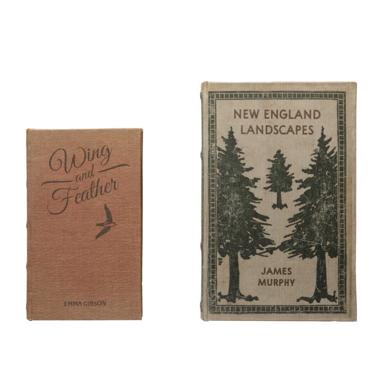 New England... Book Storage Boxes, Set of 2