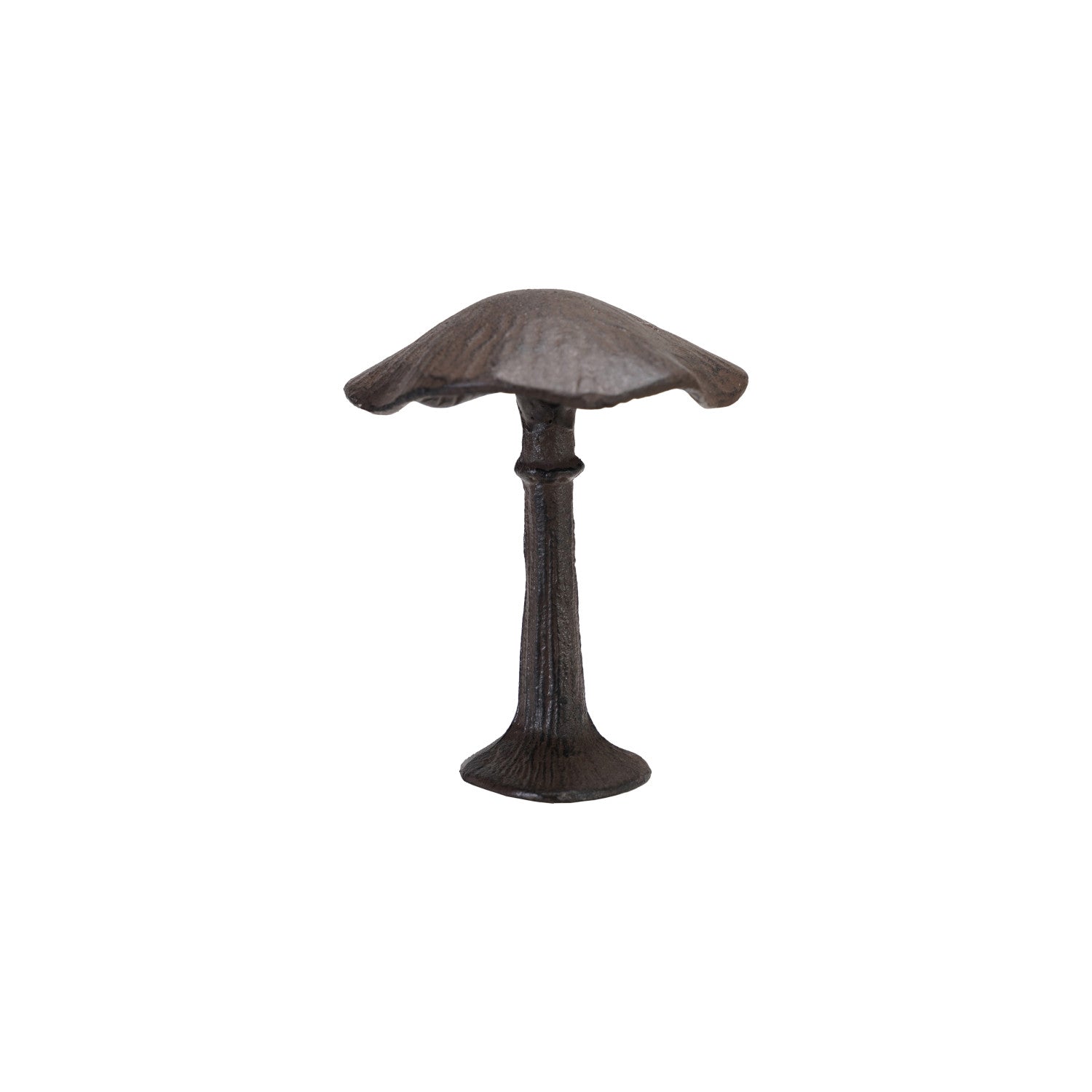 4-1/2"L x 4-1/4"W x 5-3/4"H Cast Iron Mushroom