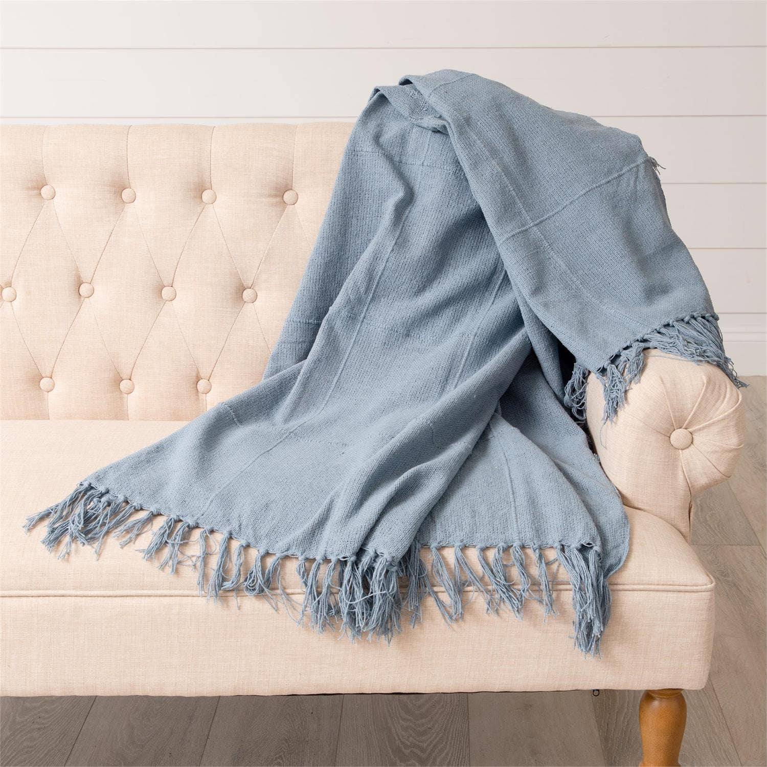 Throw - Brown Plaids, Reversible Brushed Cotton