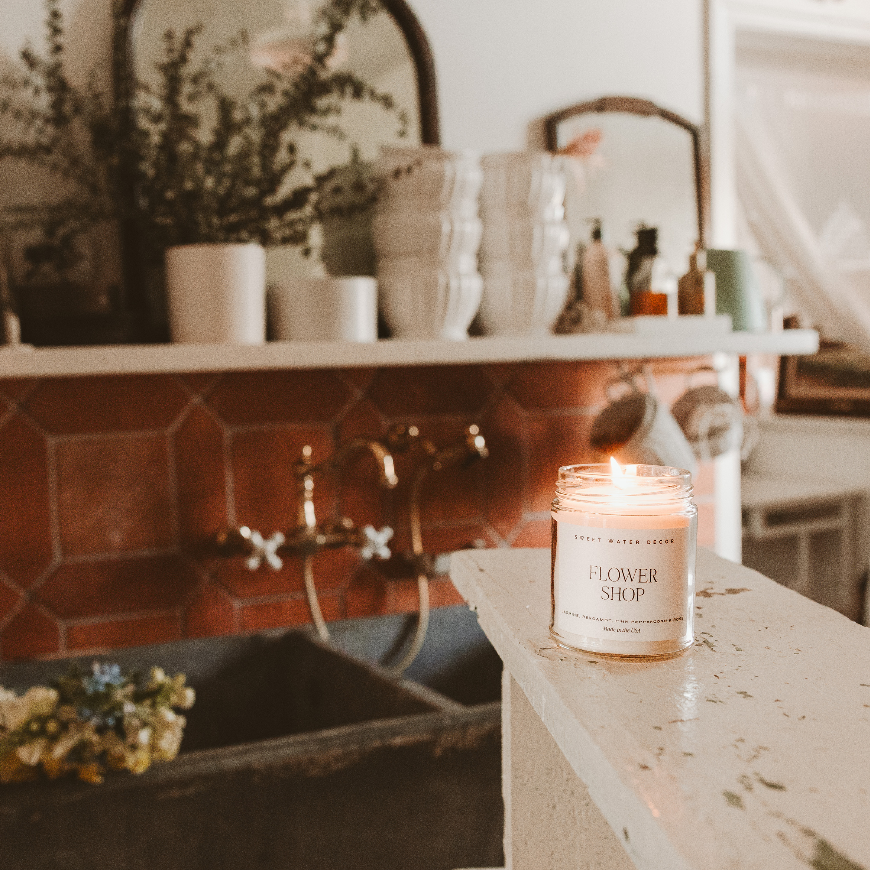 Josephine Interiors Flower Shop Candle - Thumbnail 5