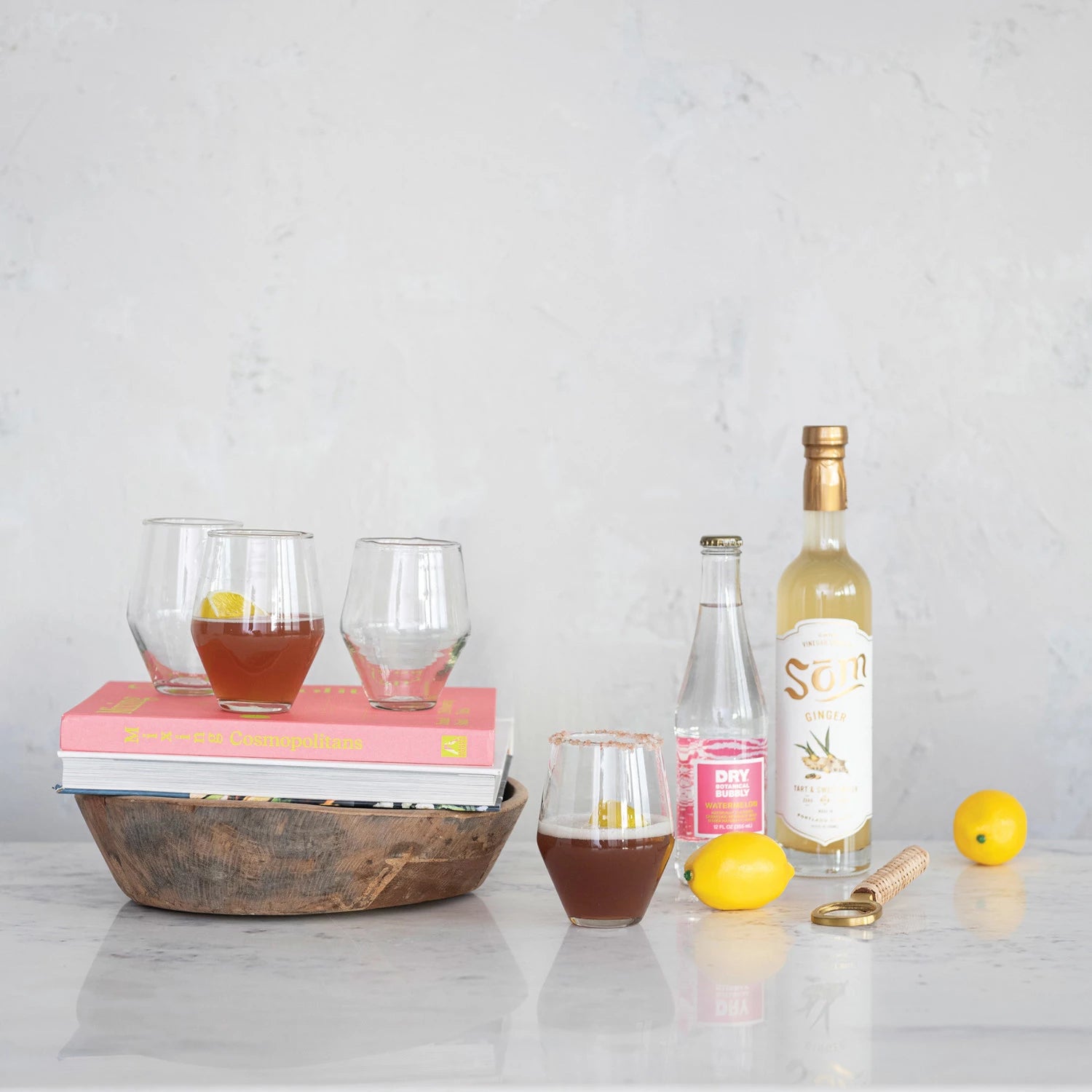 Josephine Interiors Stemless Wine Glass - Thumbnail 3