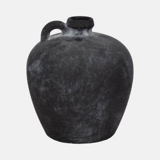 Weathered Terracotta Jug With Handle