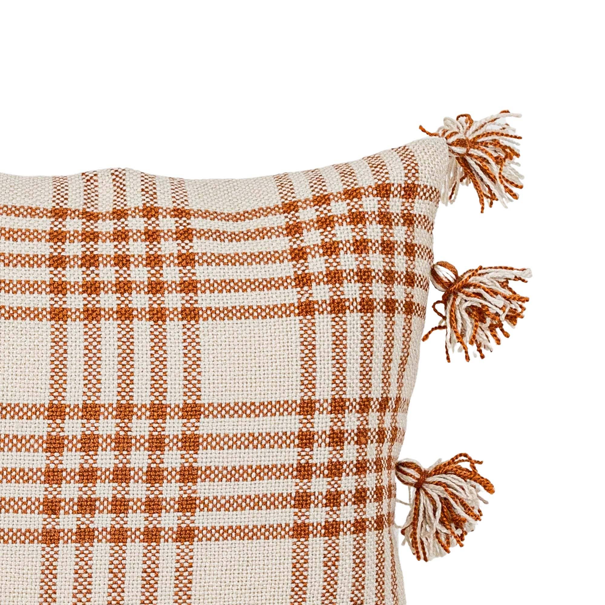 Remi Plaid Outdoor Pillow - Thumbnail 2
