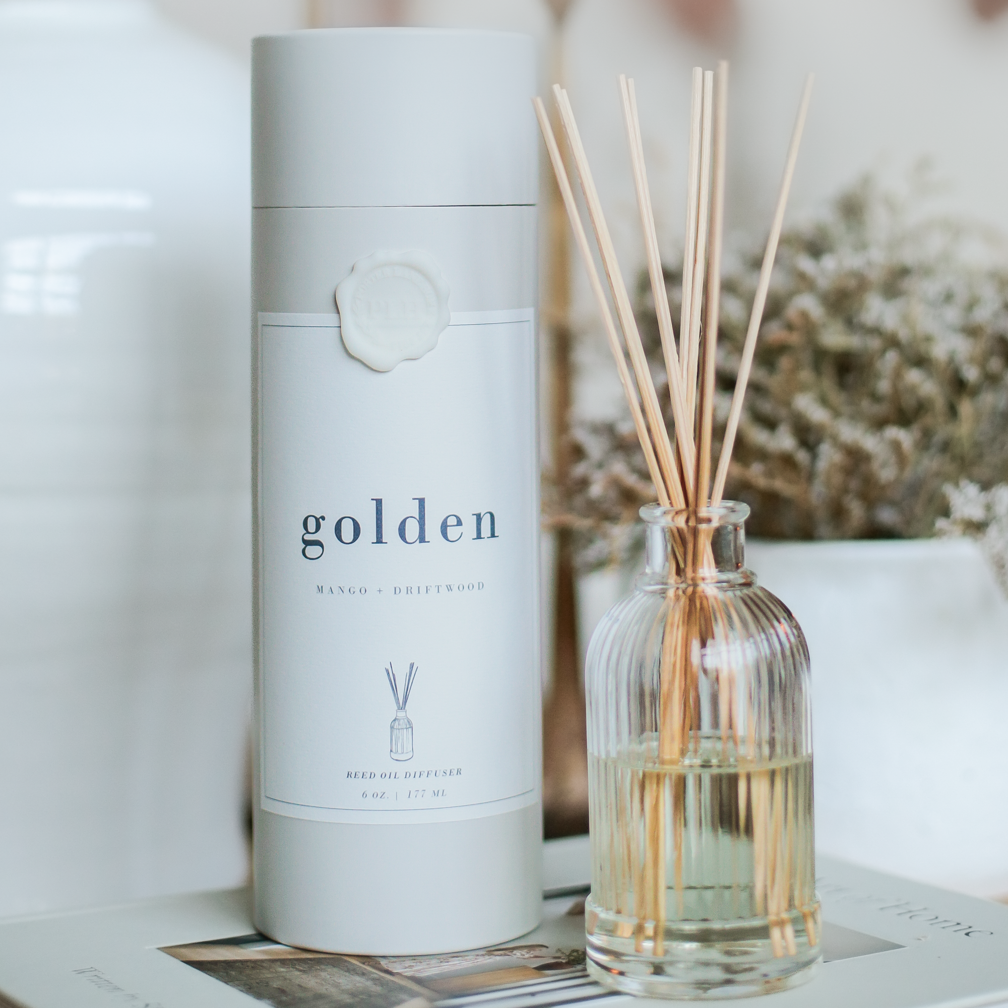 GOLDEN | Mango + Driftwood Reed Diffuser