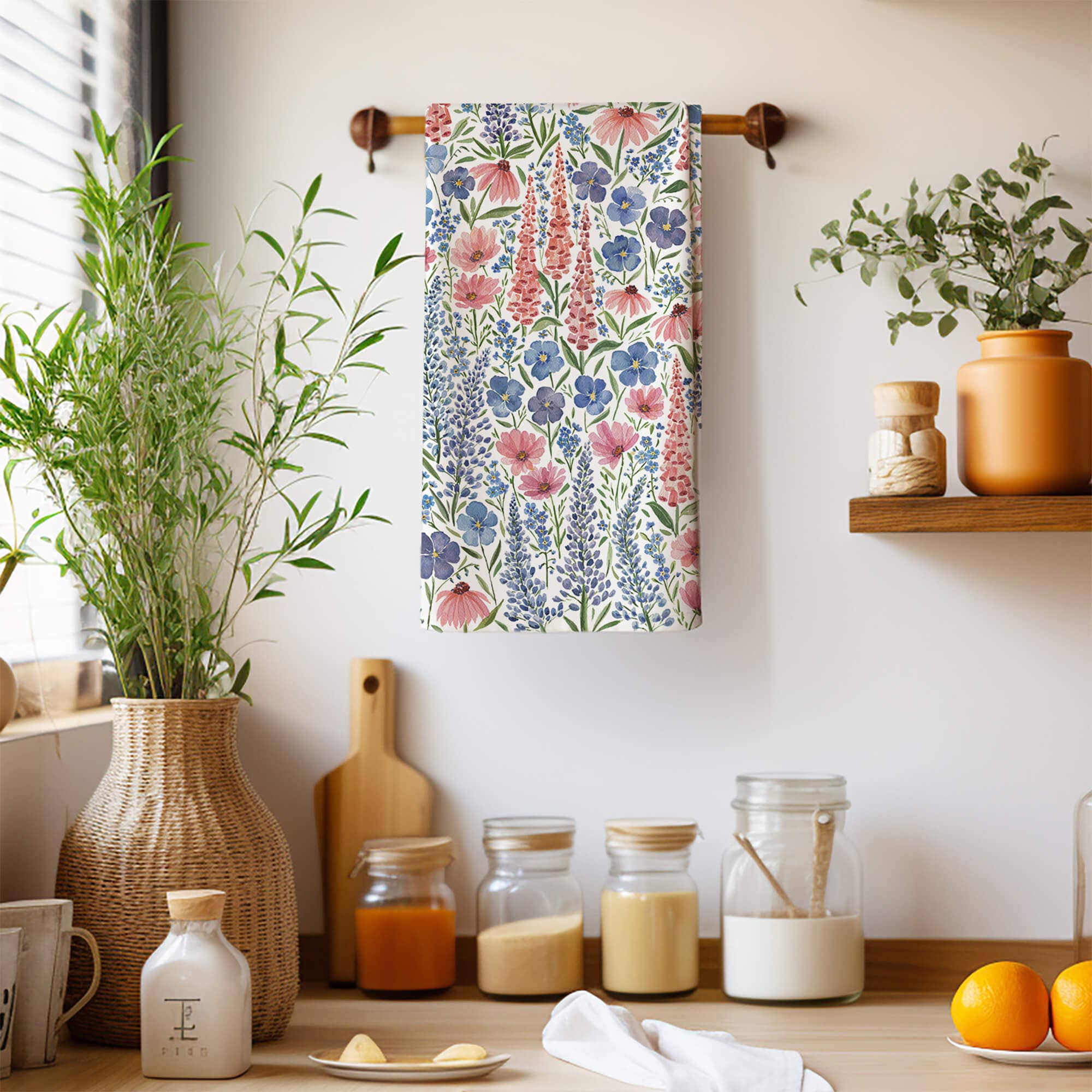 Summer Meadows Wildflower Tea Towel - Thumbnail 3