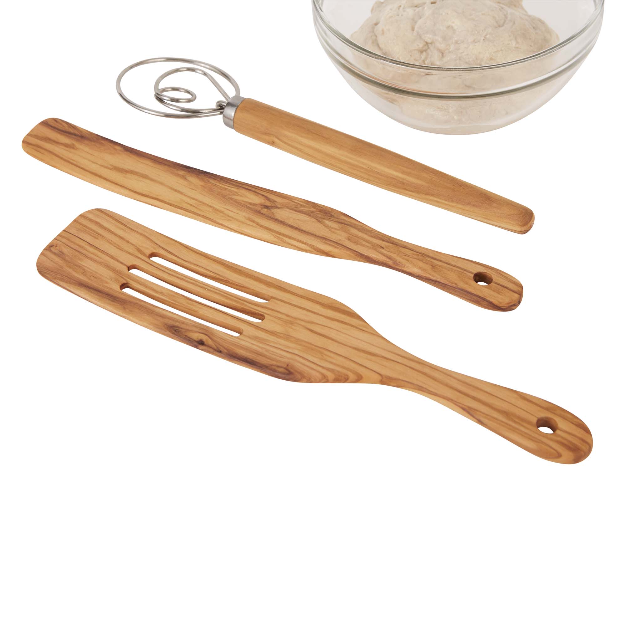 Olive Wood Spurtle - Thumbnail 4