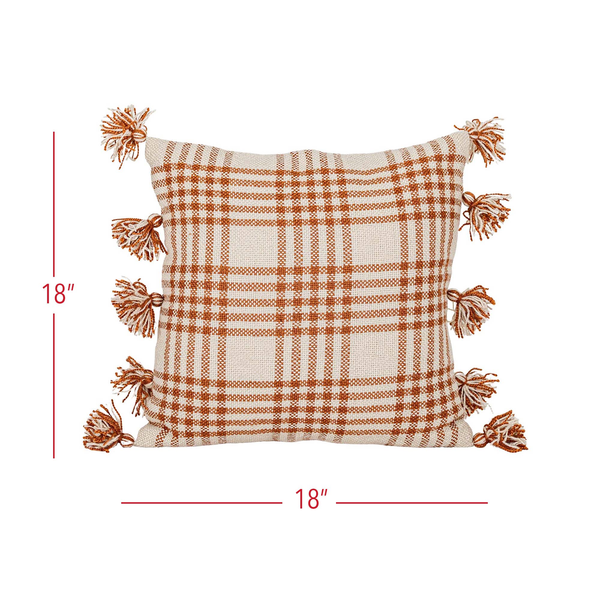 Remi Plaid Outdoor Pillow - Thumbnail 3
