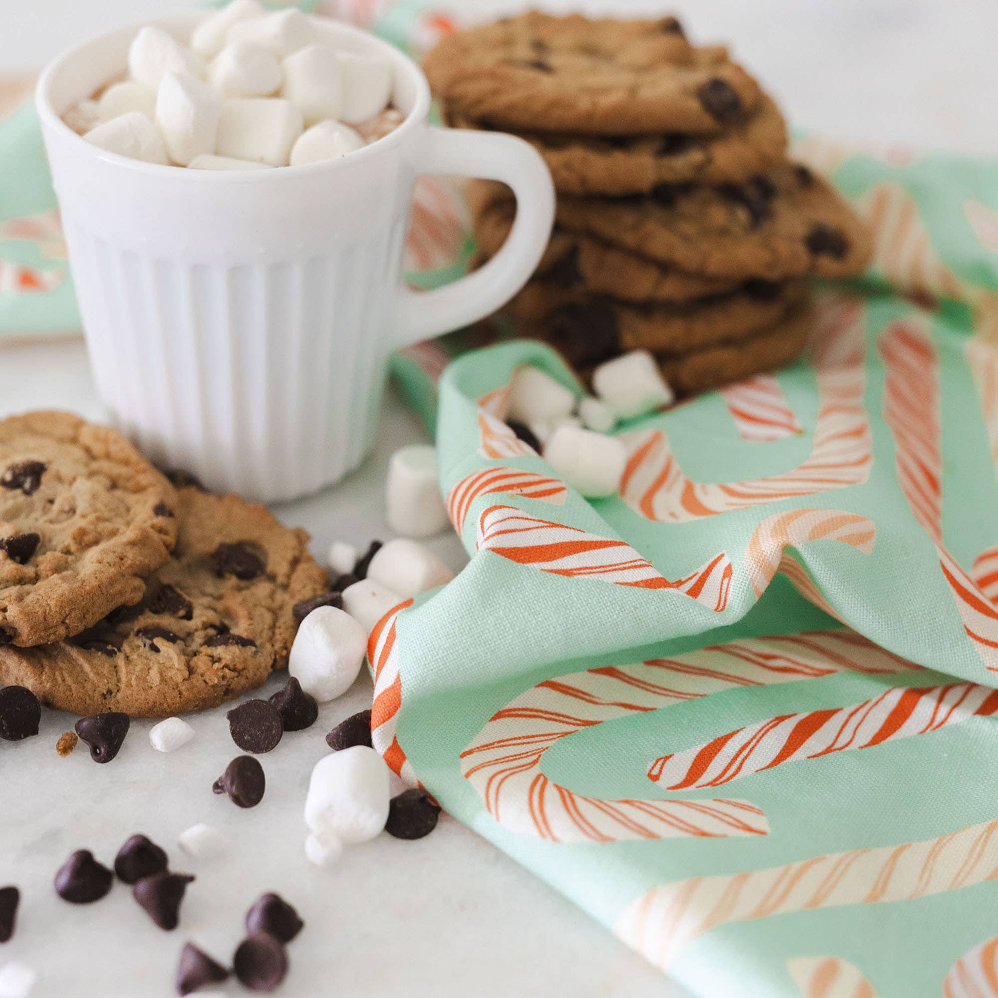 Candy Cane Kitchen Towel - Thumbnail 3