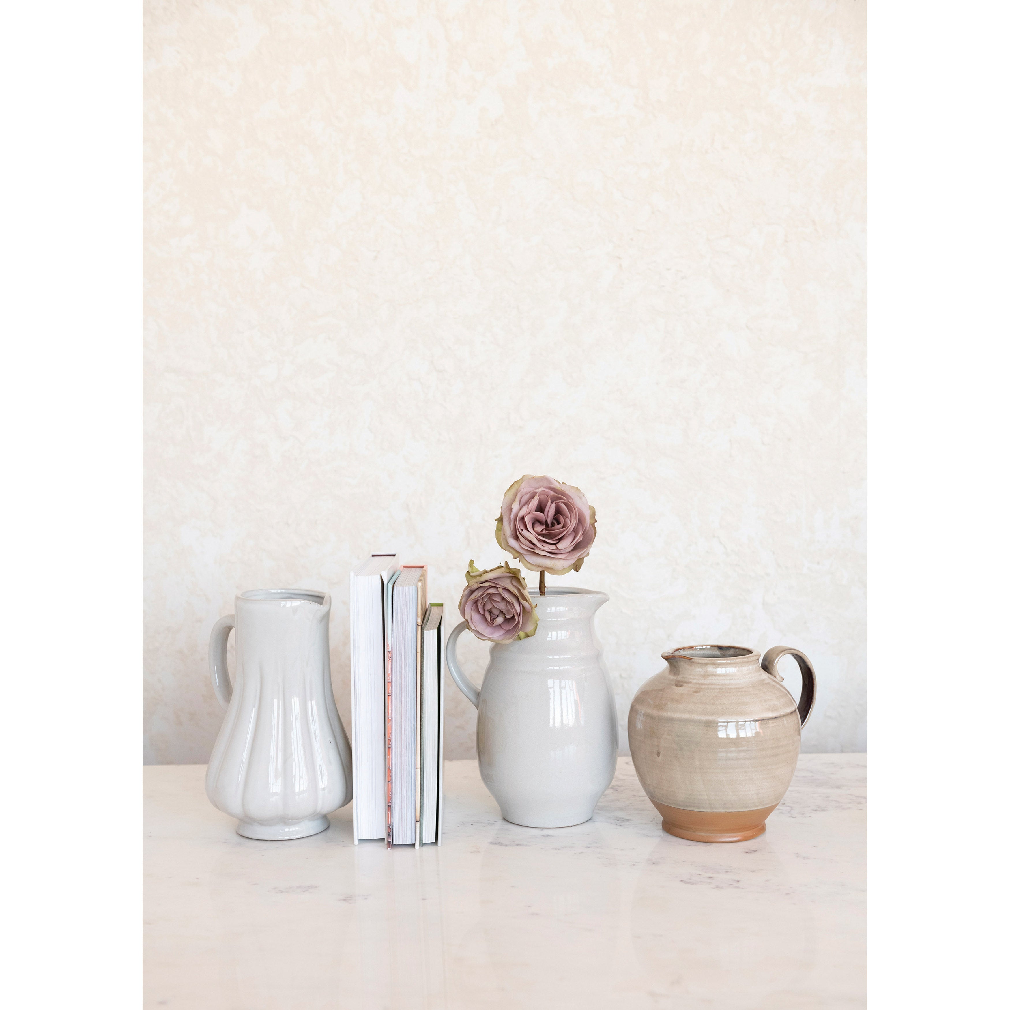 Josephine Interiors Vermont Stoneware Pitcher - Thumbnail 2