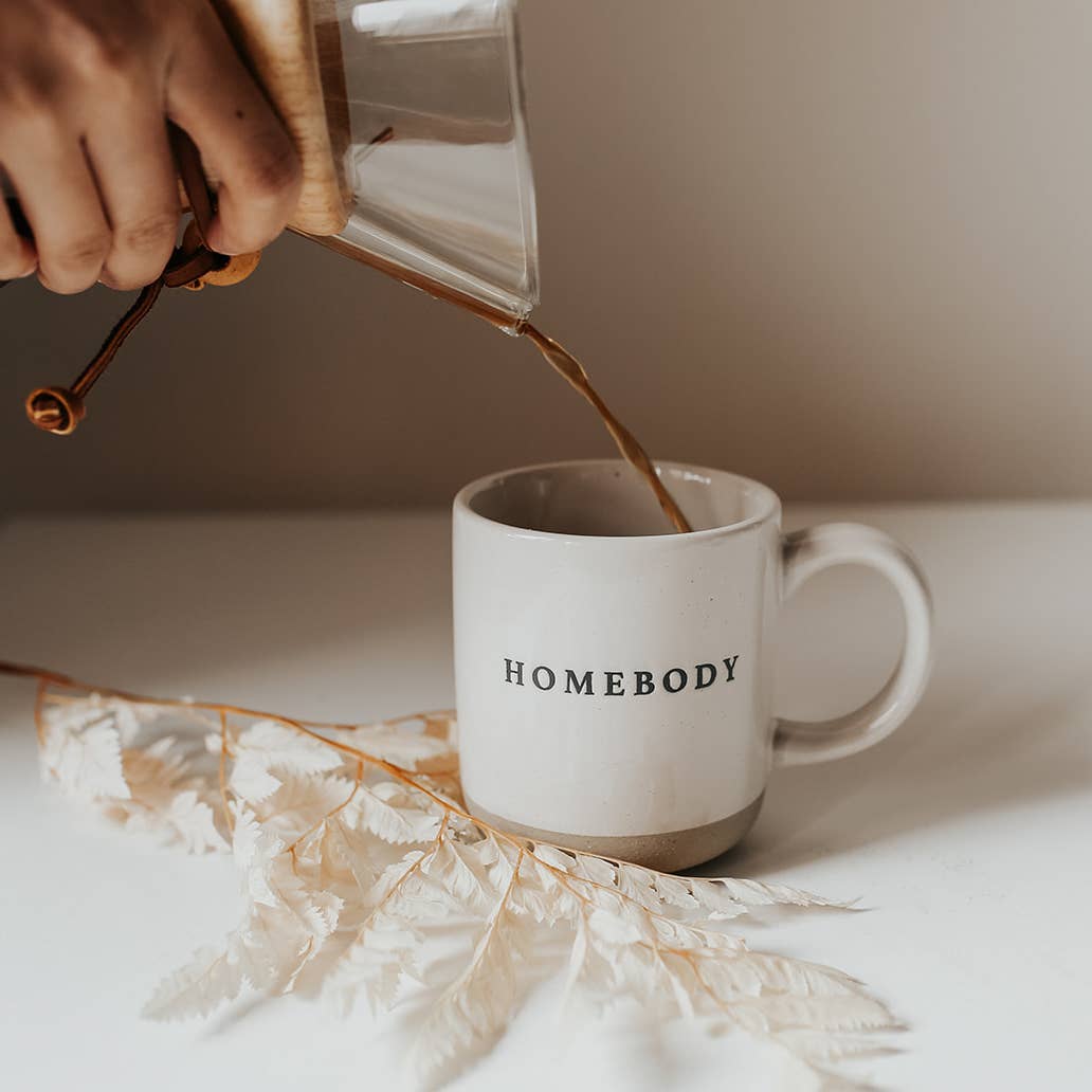 Homebody Stoneware Coffee Mug - Thumbnail 2