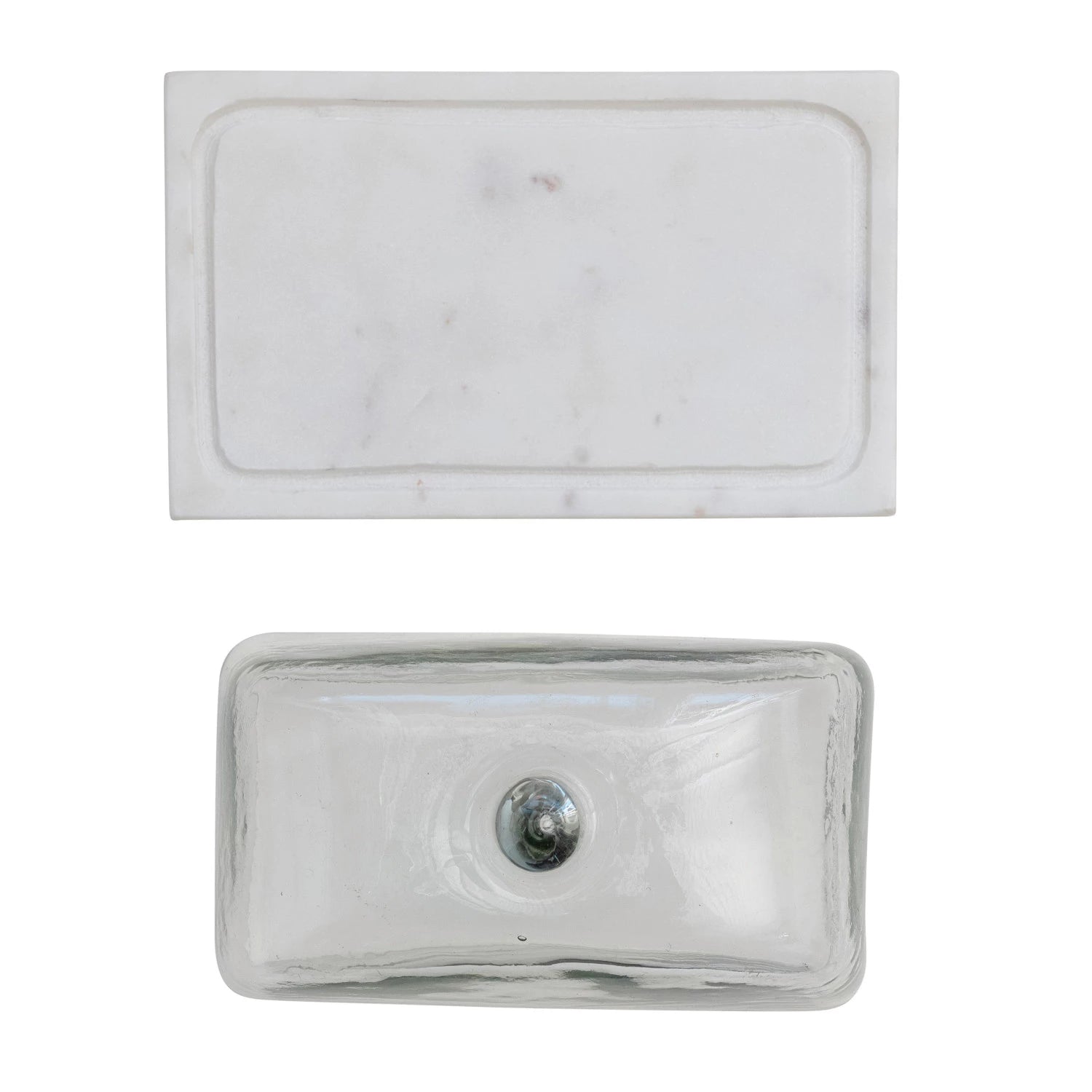 Josephine Jewelry Co. Glass Cloche & Marble Base - Thumbnail 4