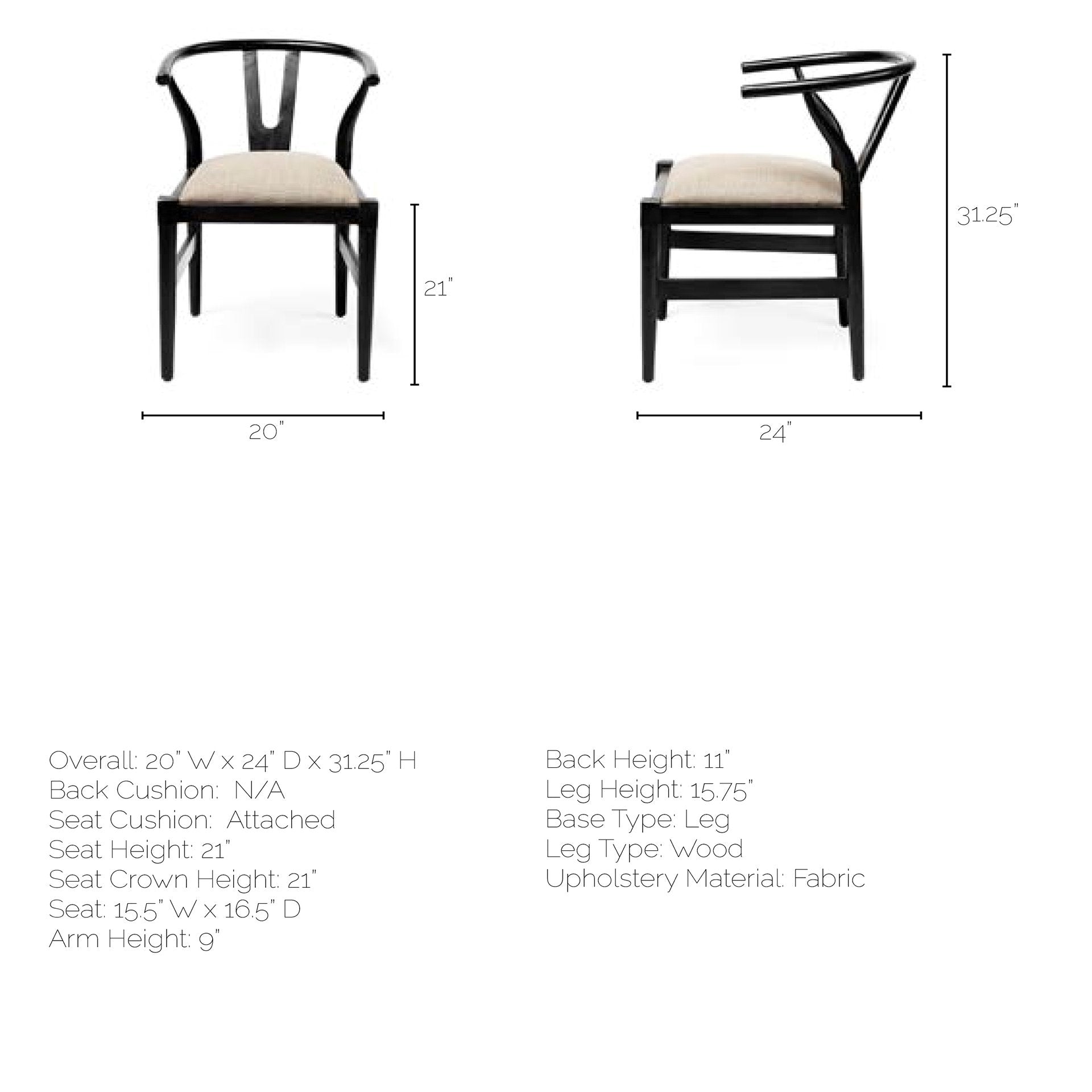 Trixie Dining Chair - Thumbnail 2