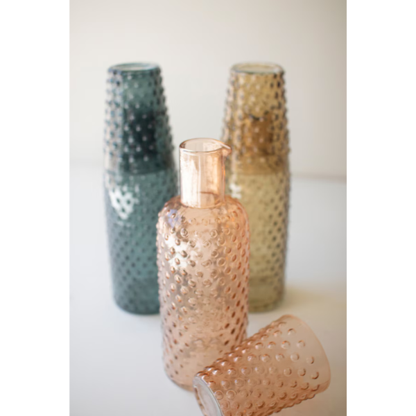 Bubble Glass Carafes with Tumbler - Thumbnail 2