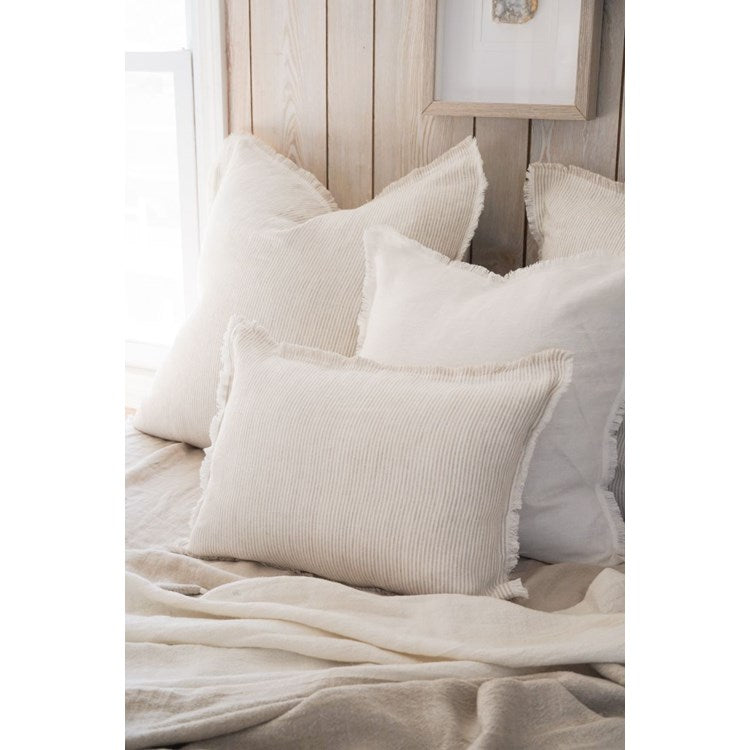 Fraya Striped Linen Pillow - Thumbnail 2