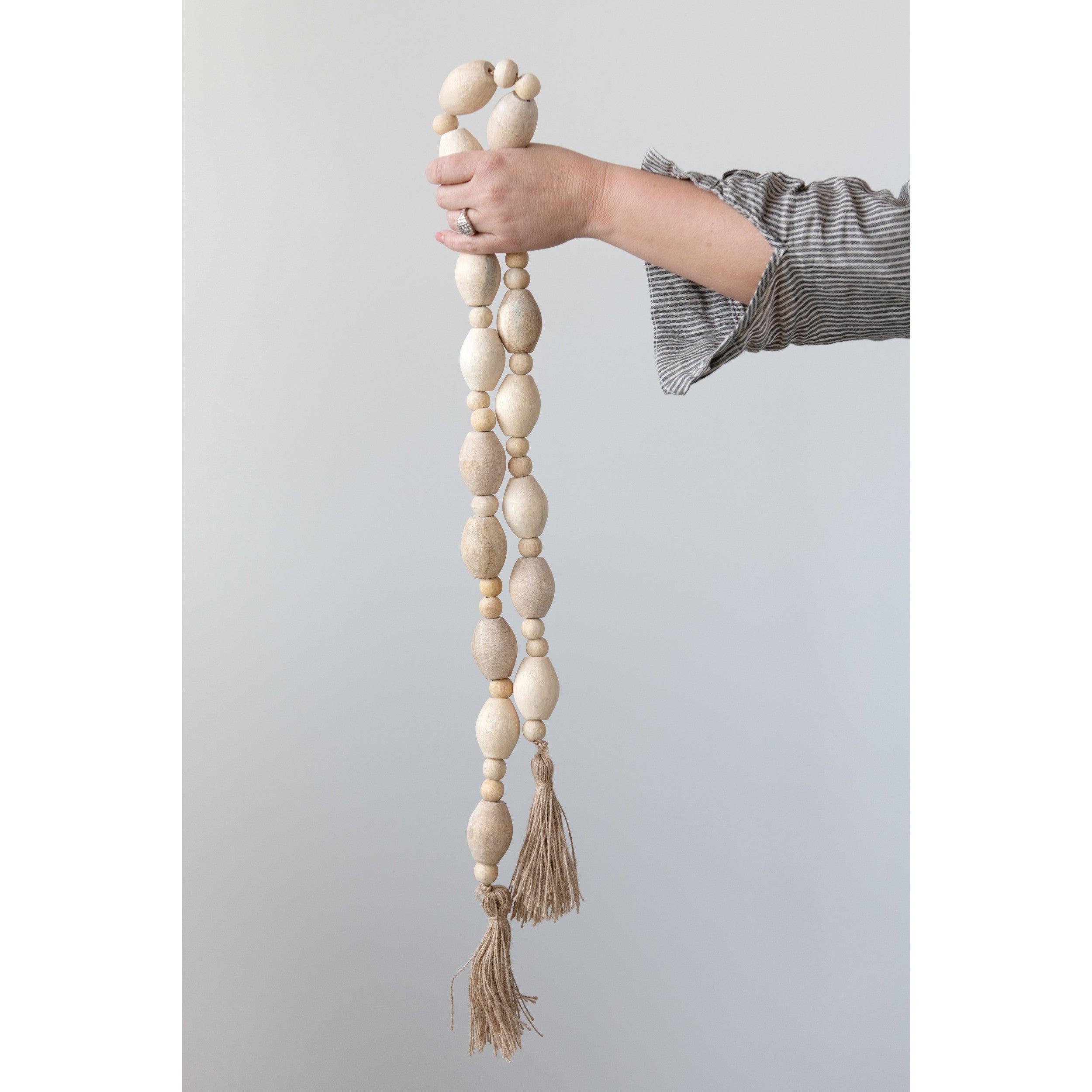 Josephine Interiors Wood Bead Garland