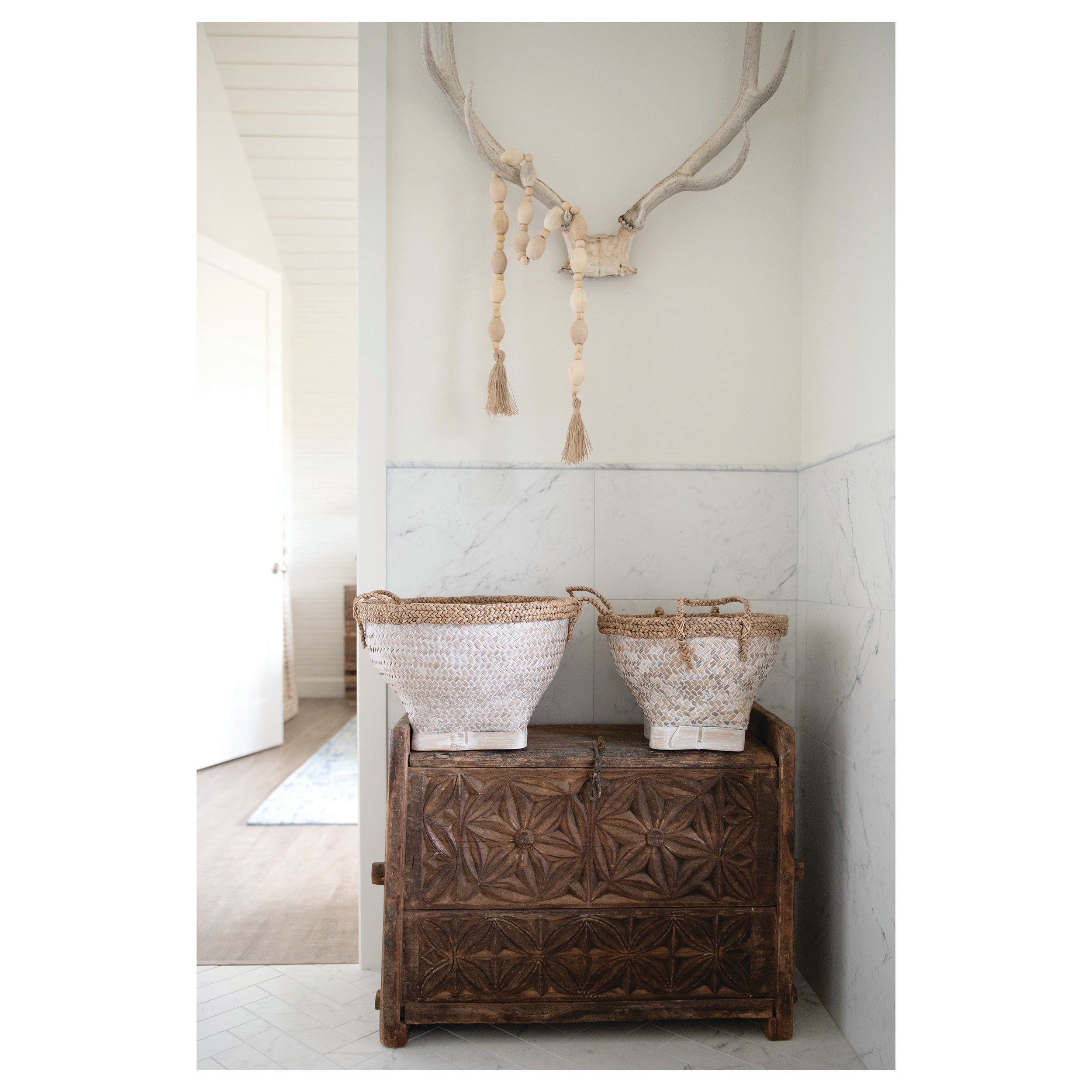 Josephine Interiors Wood Bead Garland - Thumbnail 3