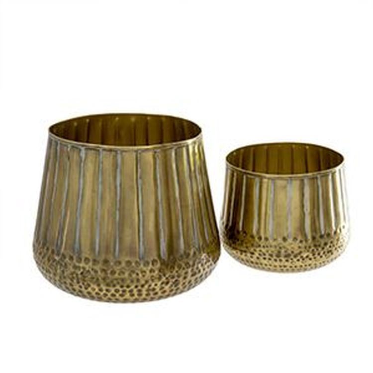 Patina Brass Pots