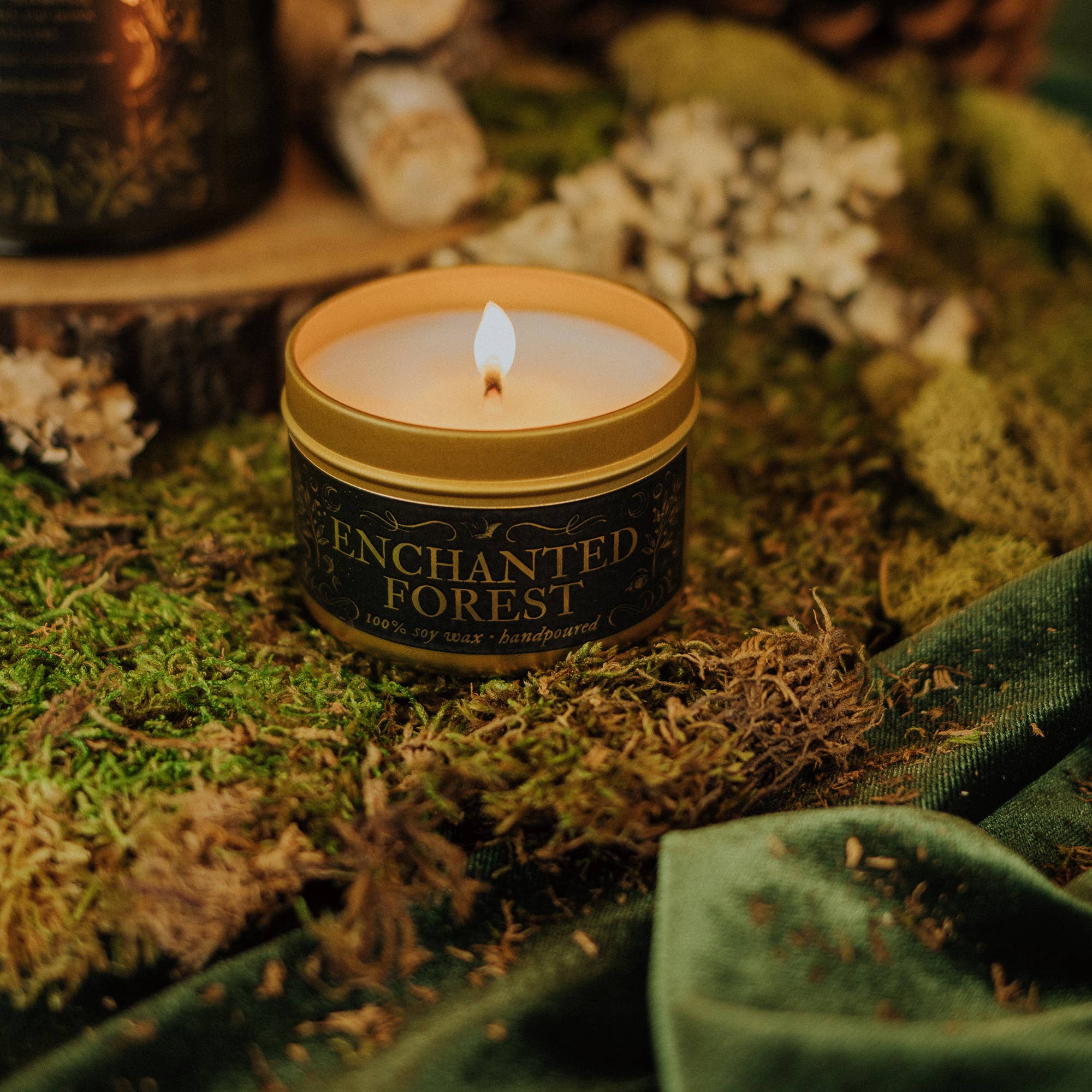 Enchanted Forest Soy Wax Jar Candle - Thumbnail 3