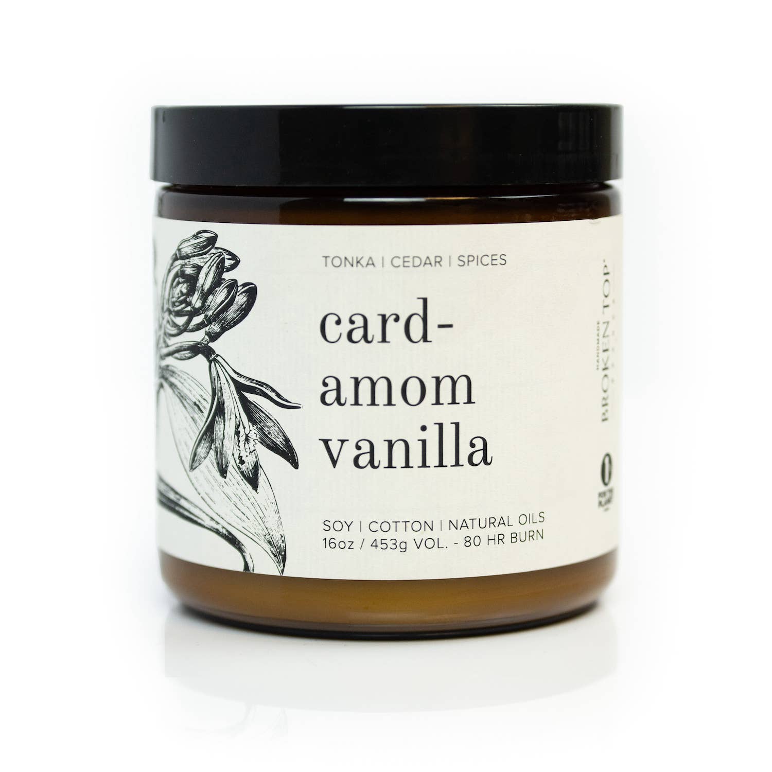 Cardamom Vanilla Natural Soy Candle