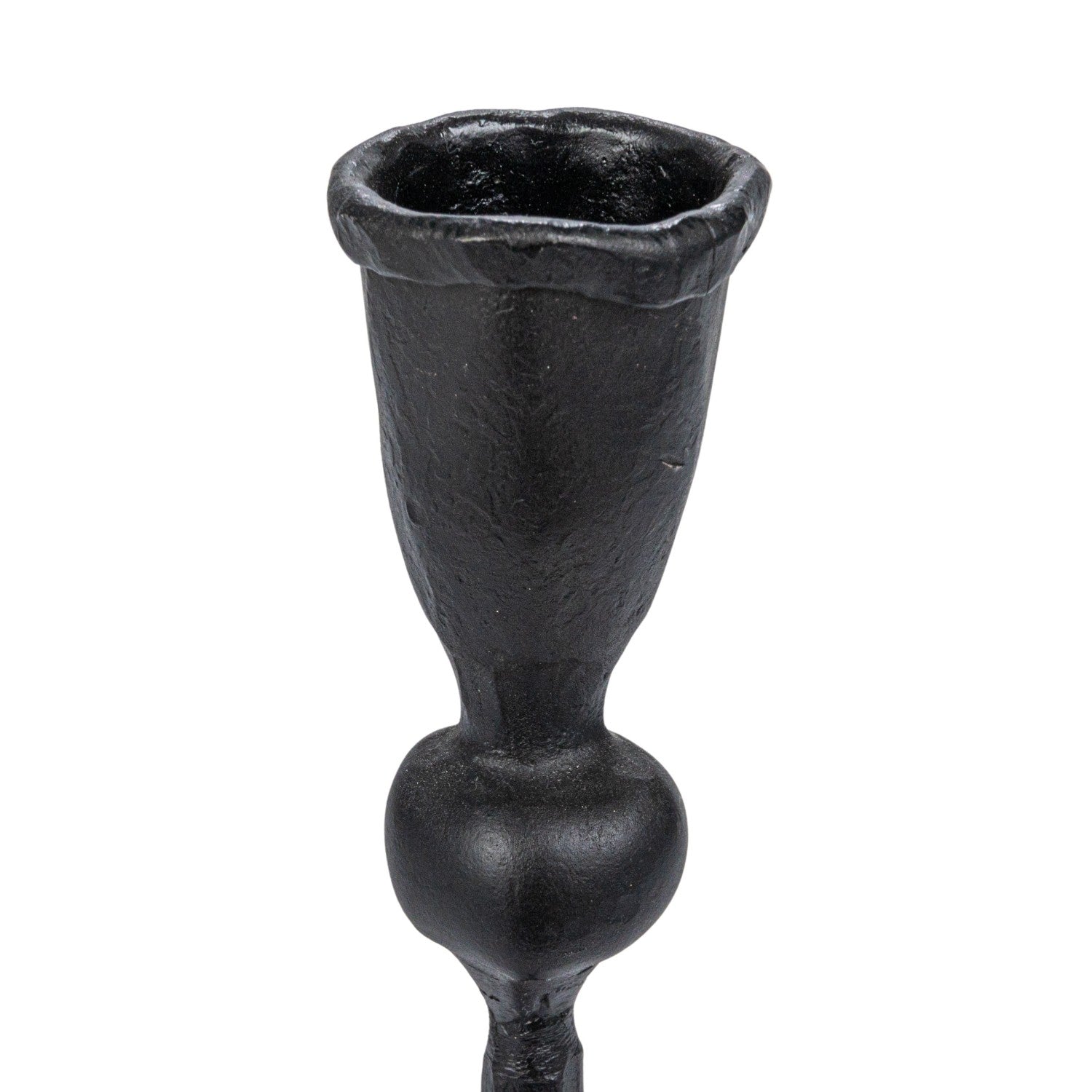 Cast Iron Black Taper Holder