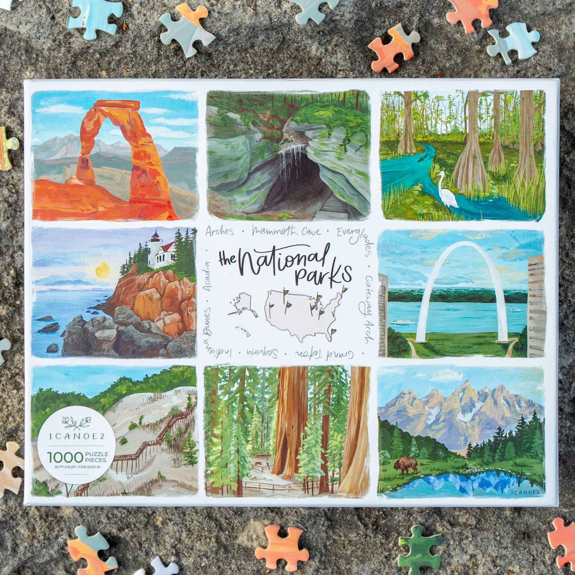 National Parks - 1,000 Piece Jigsaw Puzzle – Josephine Interiors