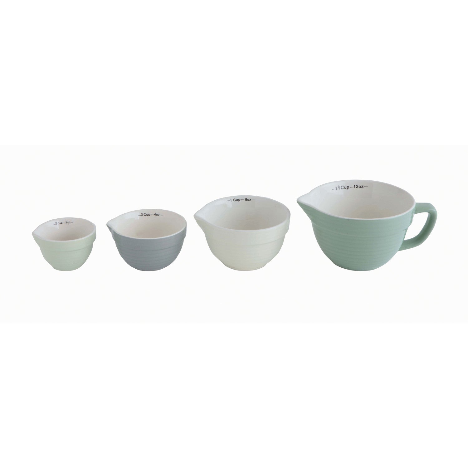 Josephine Interiors Stoneware Batter Bowl Measuring Cups - Thumbnail 2
