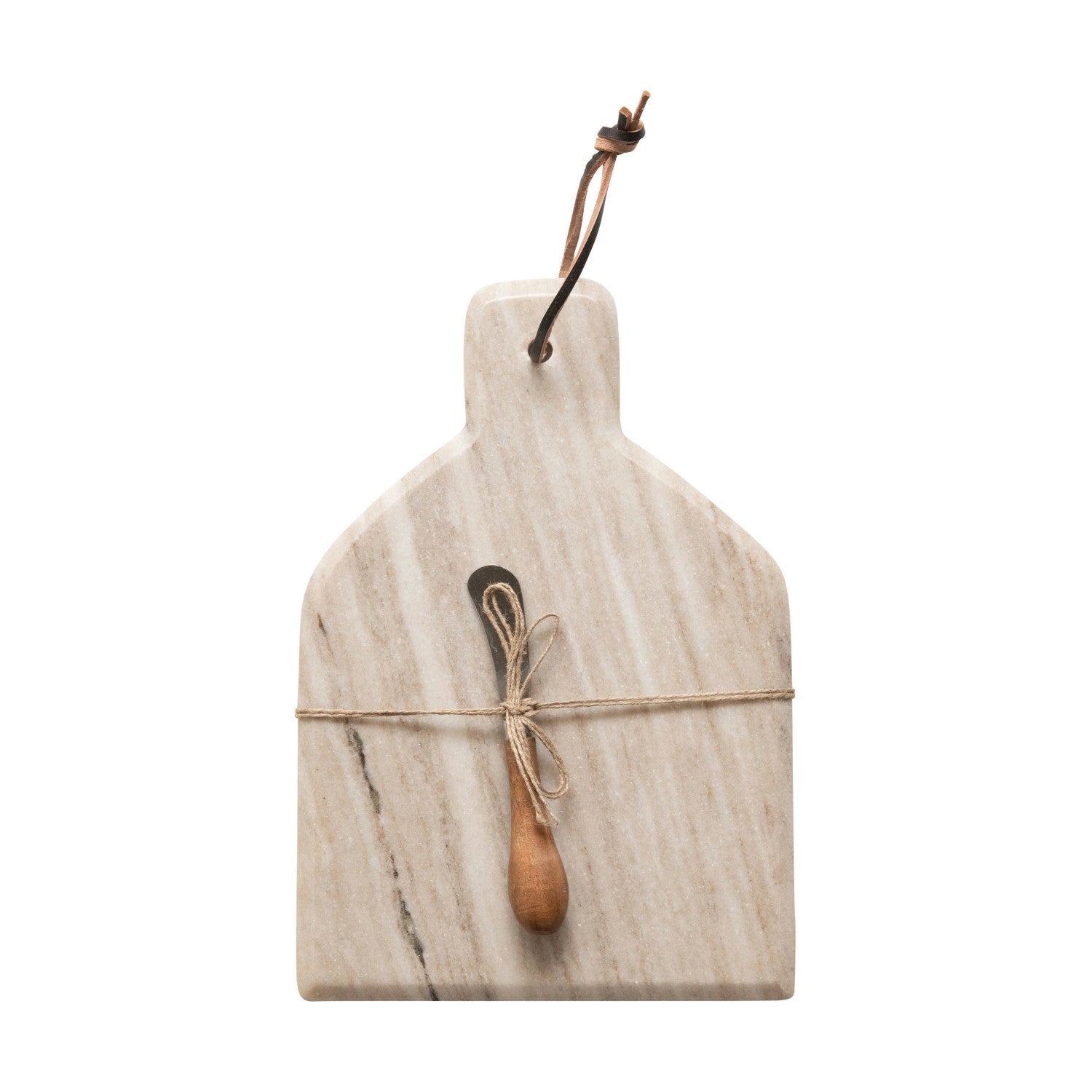 Josephine Interiors Cheese Cutting Board and Canape Knife - Thumbnail 5