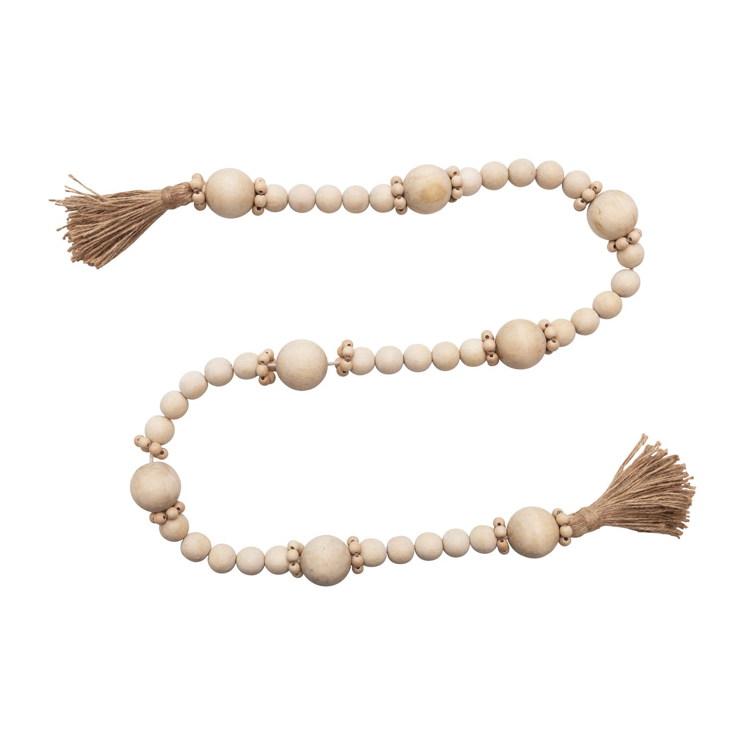 Josephine Interiors Wood Bead Garland