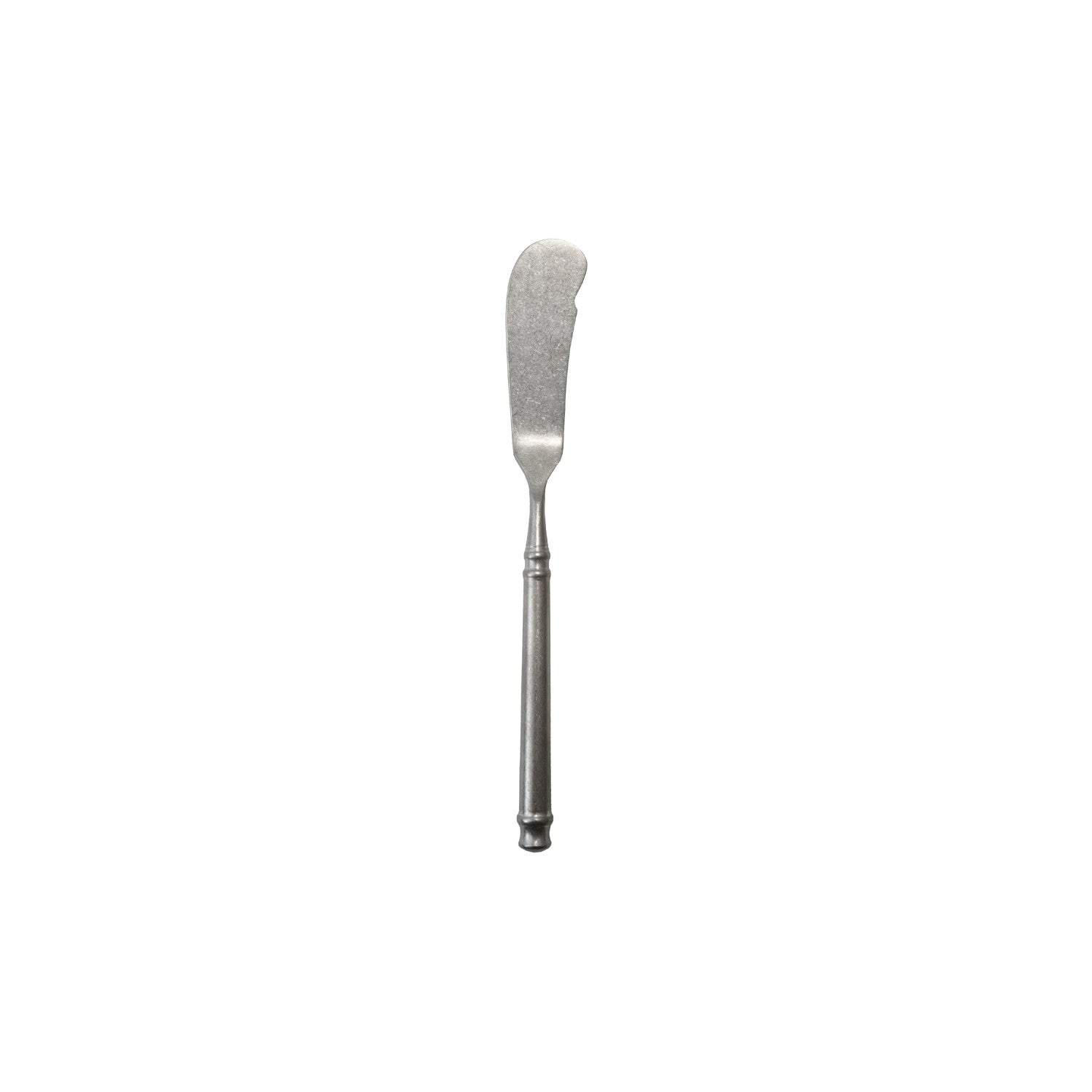 Stainless Steel Canape Knife, Brushed Pewter Finish