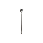 Stainless Steel Cocktail Spoon, Brushed Pewter Finish