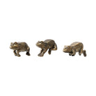 Resin Frog Pot Hanger, Distressed Gold Finish, 3 Styles