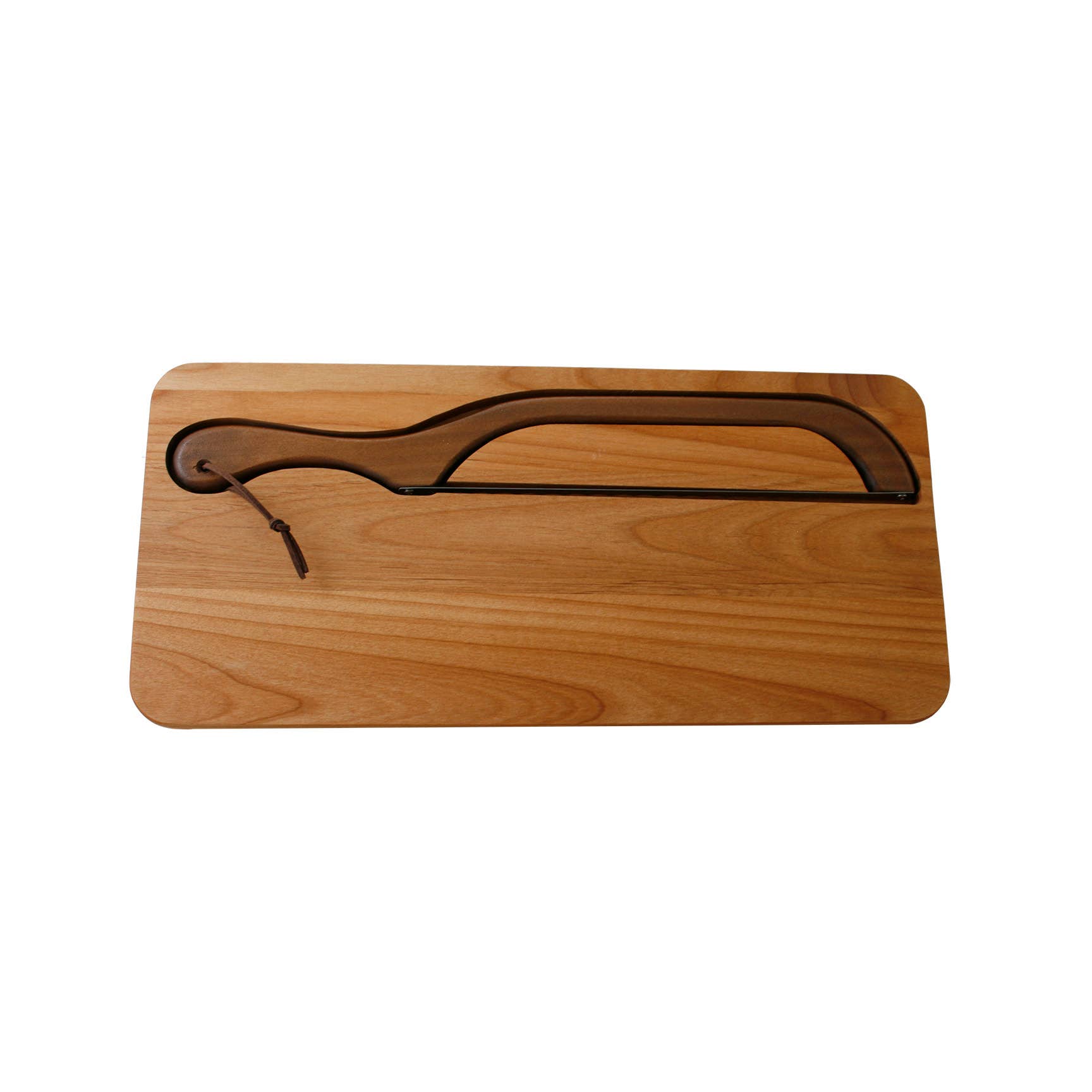 Alder Bread Knife Board and Bread Slicer (Left Handed) - Thumbnail 4