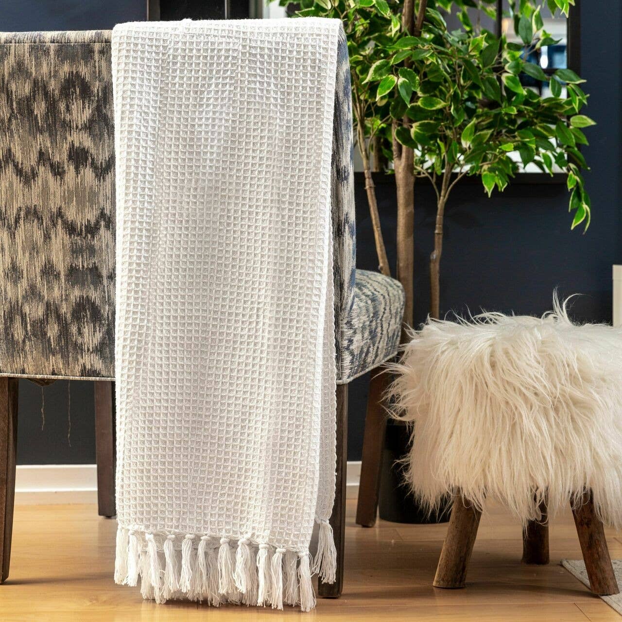 Fabstyles Honeycomb Cotton Throw