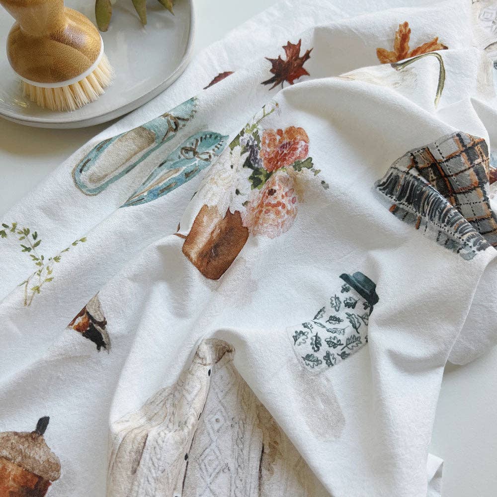 Autumn tea towel - Thumbnail 4