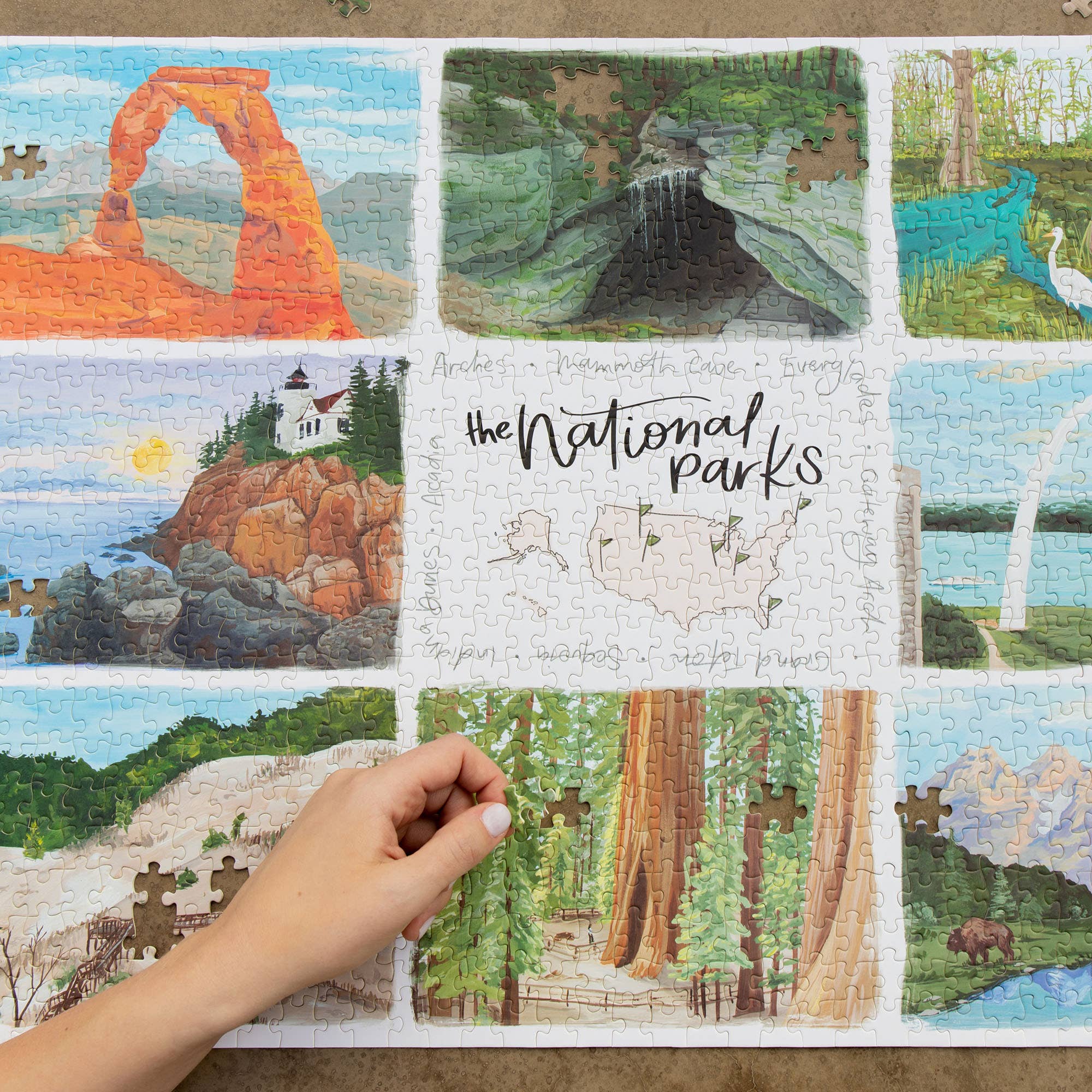 National Parks - 1,000 Piece Jigsaw Puzzle – Josephine Interiors