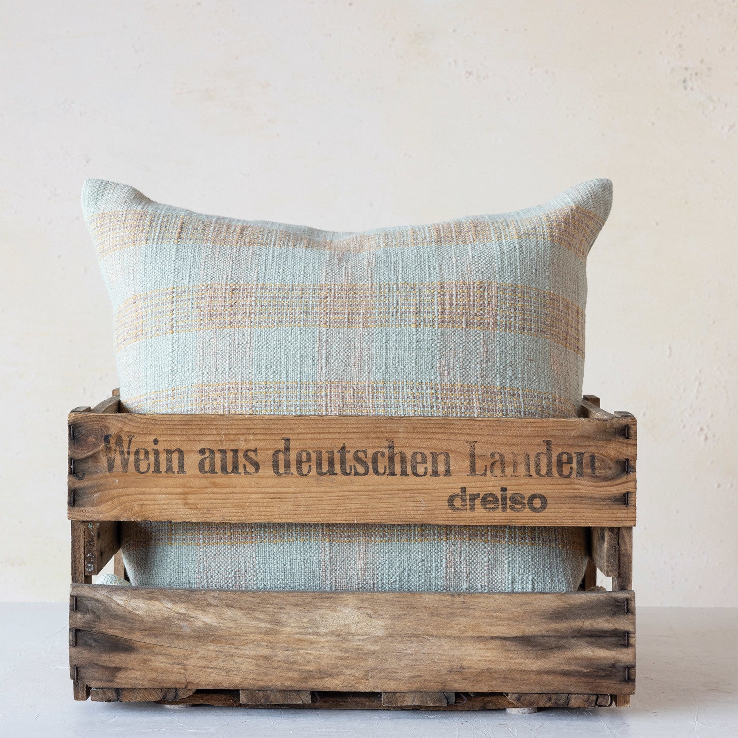 Josephine Interiors Hand-Woven Cotton Pillow