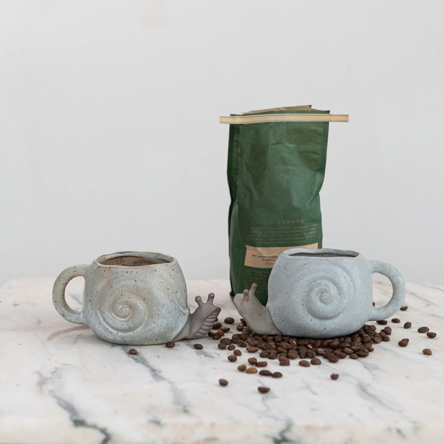 12 oz. Stoneware Snail Shaped Mug - Thumbnail 2