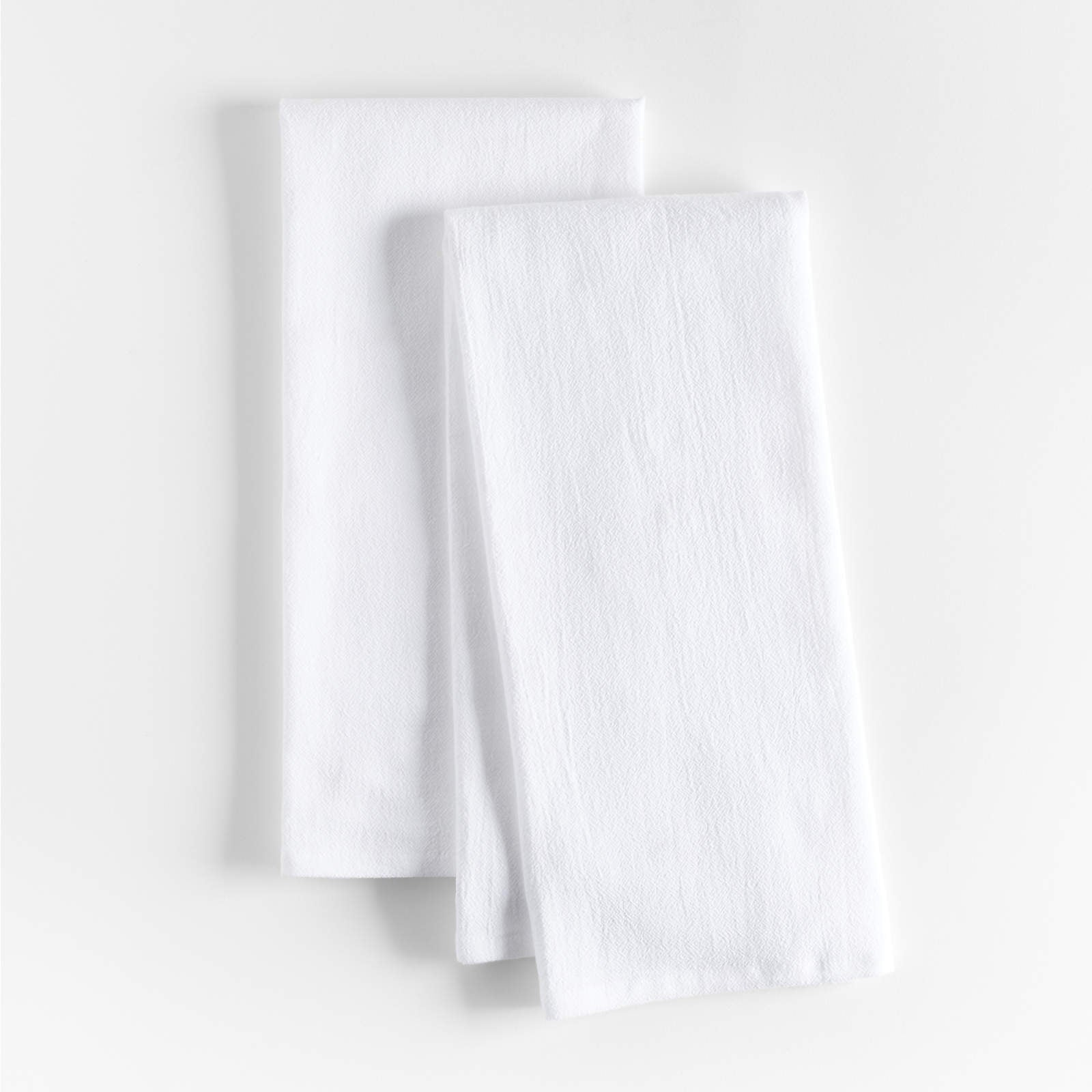 White Flour Sack Dish Towels