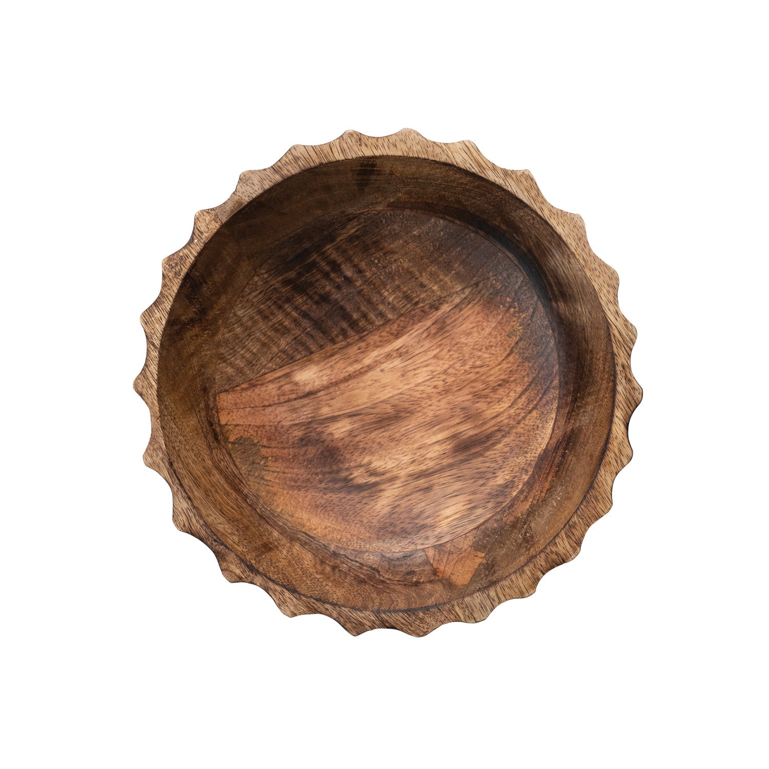 Josephine Interiors Mango Wood Bowl - Thumbnail 2