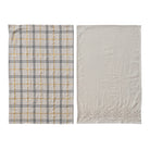 Woven Tea Towels with Embroidery & Beads, Set of 2 with Jute & Gift Tag
