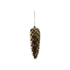 Plastic Pinecone Ornament with Sequins, Beads & Glitter
