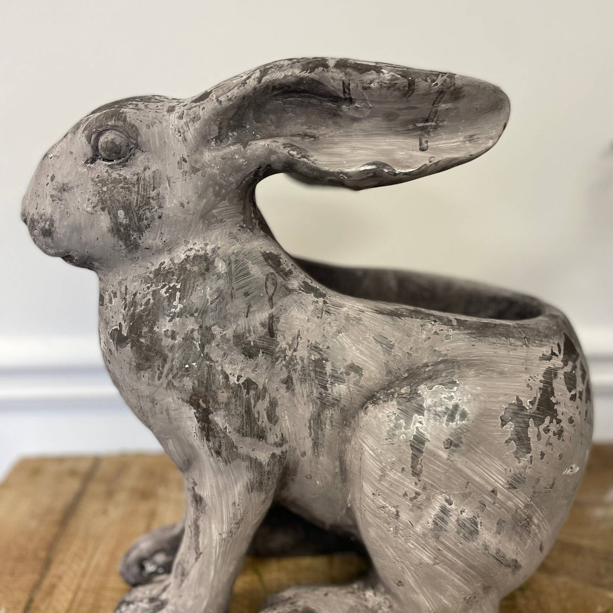 RESIN RABBIT PLANTER - LARGE – Josephine Interiors